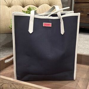 Kate Spade Blue and Cream Tote